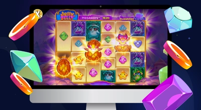 Jelly Belly Megaways gameplay.