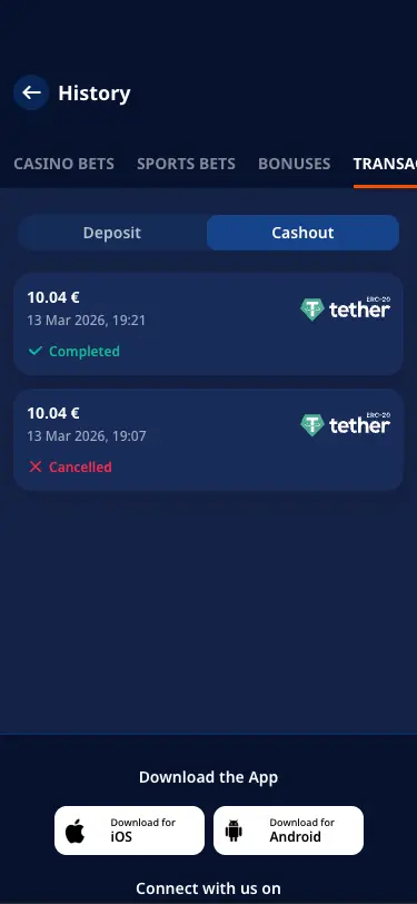 Monro Casino Mobile Payment History