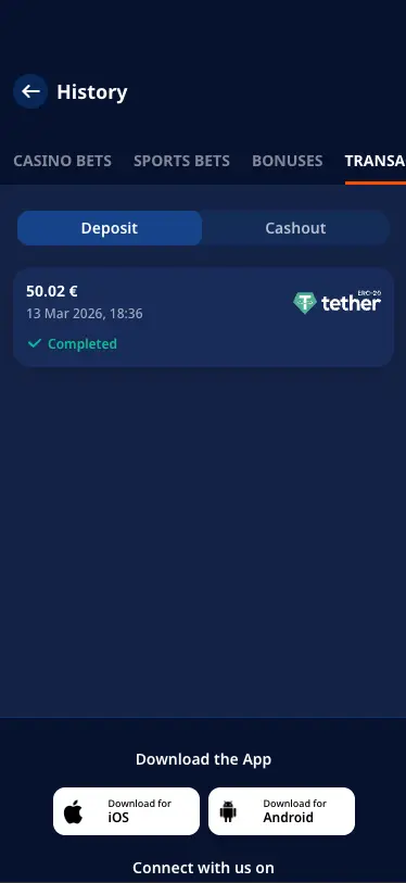 Monro Casino Mobile Payment History