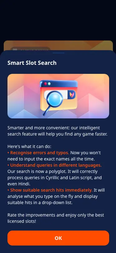 Monro Casino Mobile Smart Slot Search