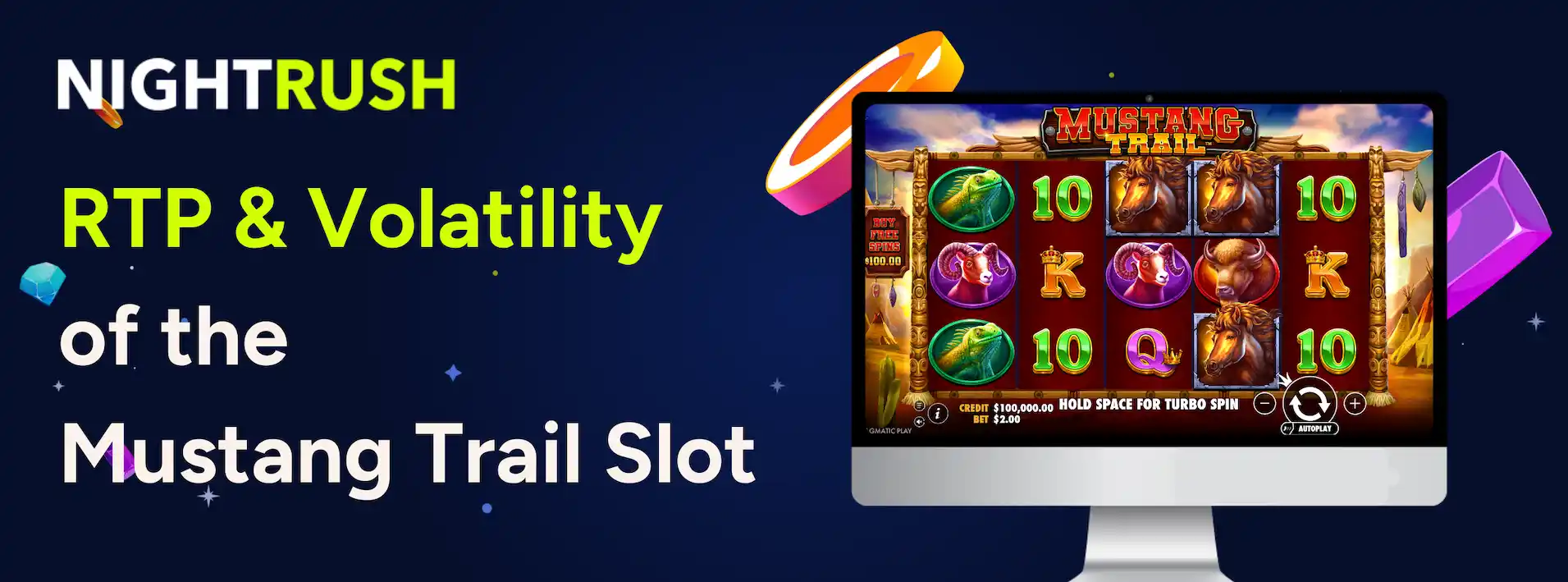 Mustang Trail slot RTP and Volatility