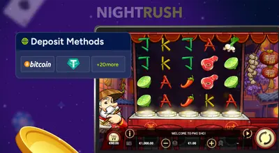 Smartphone screen displaying the Pho Sho slot game.