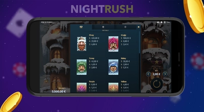 The Pine of Plinko 2 on a phone with two gold coins.