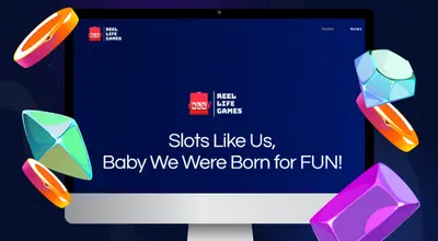 Reel Life Games homepage of the official site