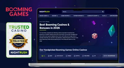Booming casinos listed by Nightrush