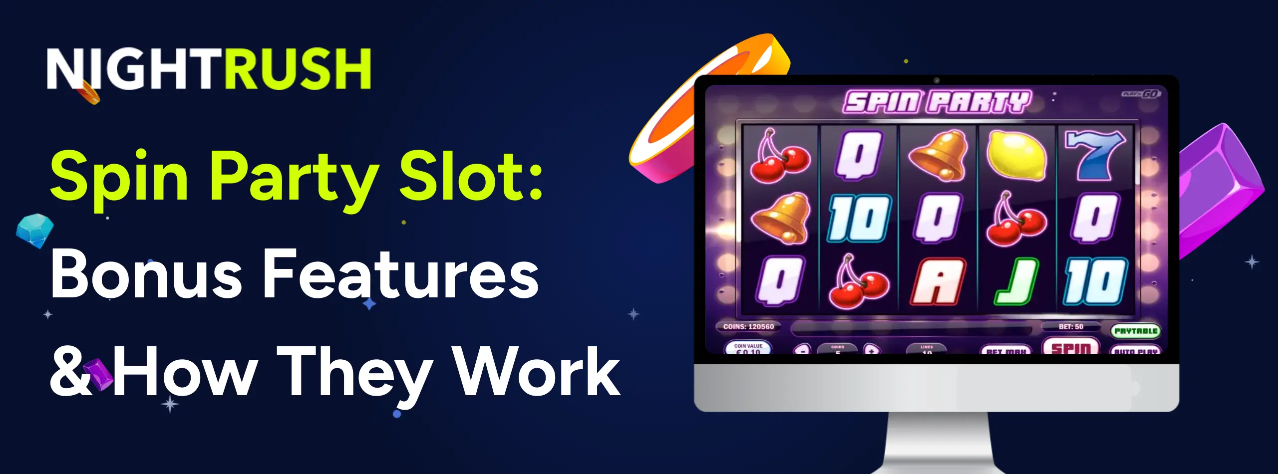 Spin Party slot bonus features