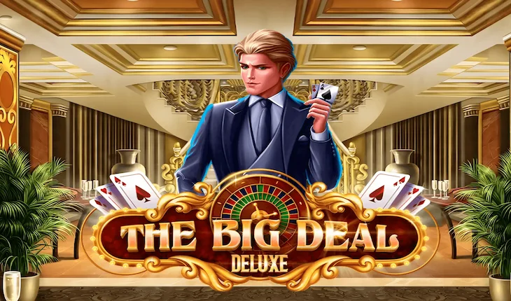 The big deal deluxe logo.