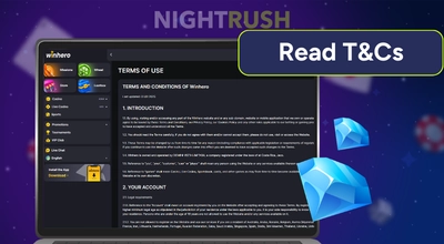Winhero Casino terms and conditions.