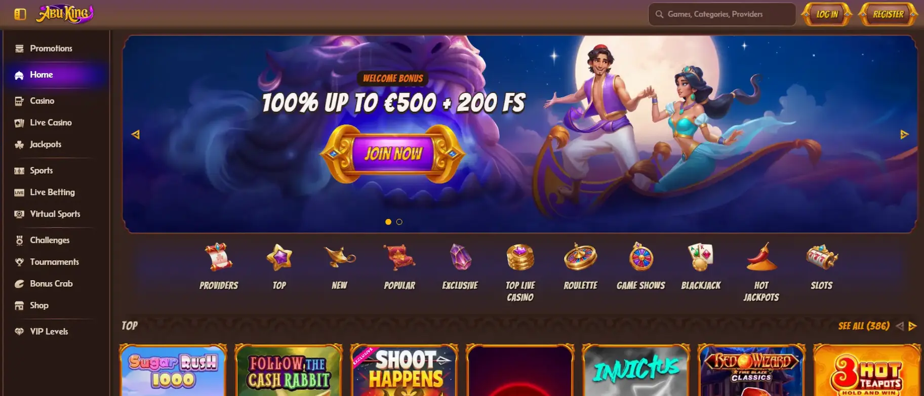 Abu King Homepage