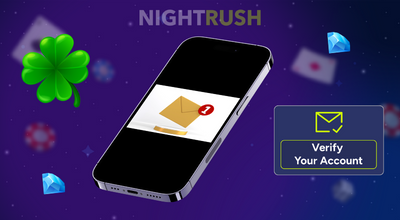 A smartphone shows an email notification icon, with a Verify Your Account button.