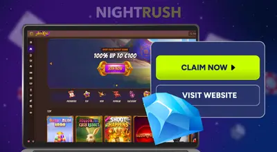 A laptop displaying the Abu King casino website with a pop-up offering a welcome bonus.