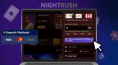 Roman Casino deposit page