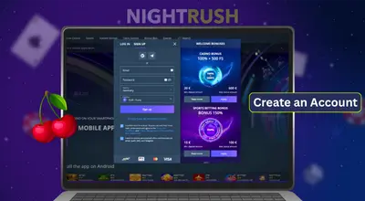 A smartphone showing a casino login, surrounded by four-leaf clovers.