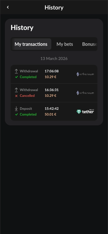 Withdrawal