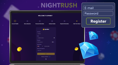 SpinBet Casino registration page