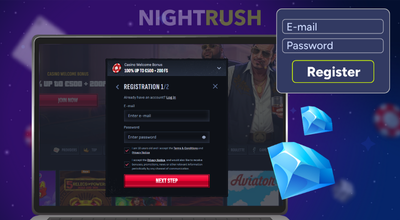 Mafia Casino registration page