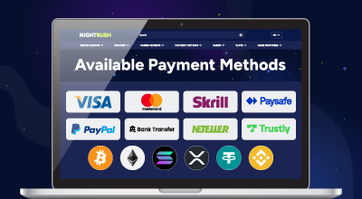 List of payment methods accepted at online casinos.
