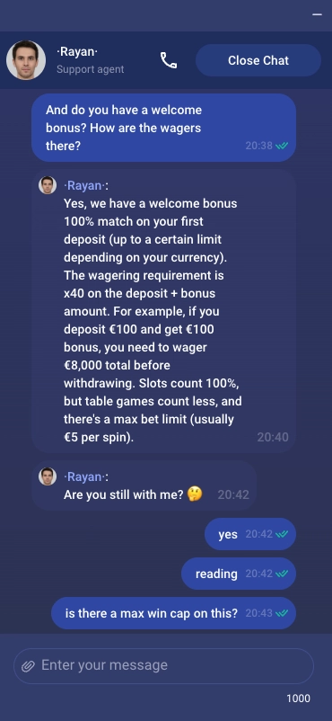 Live chat