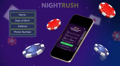 A phone shows Spinando with casino chips and registration button on a starry background.