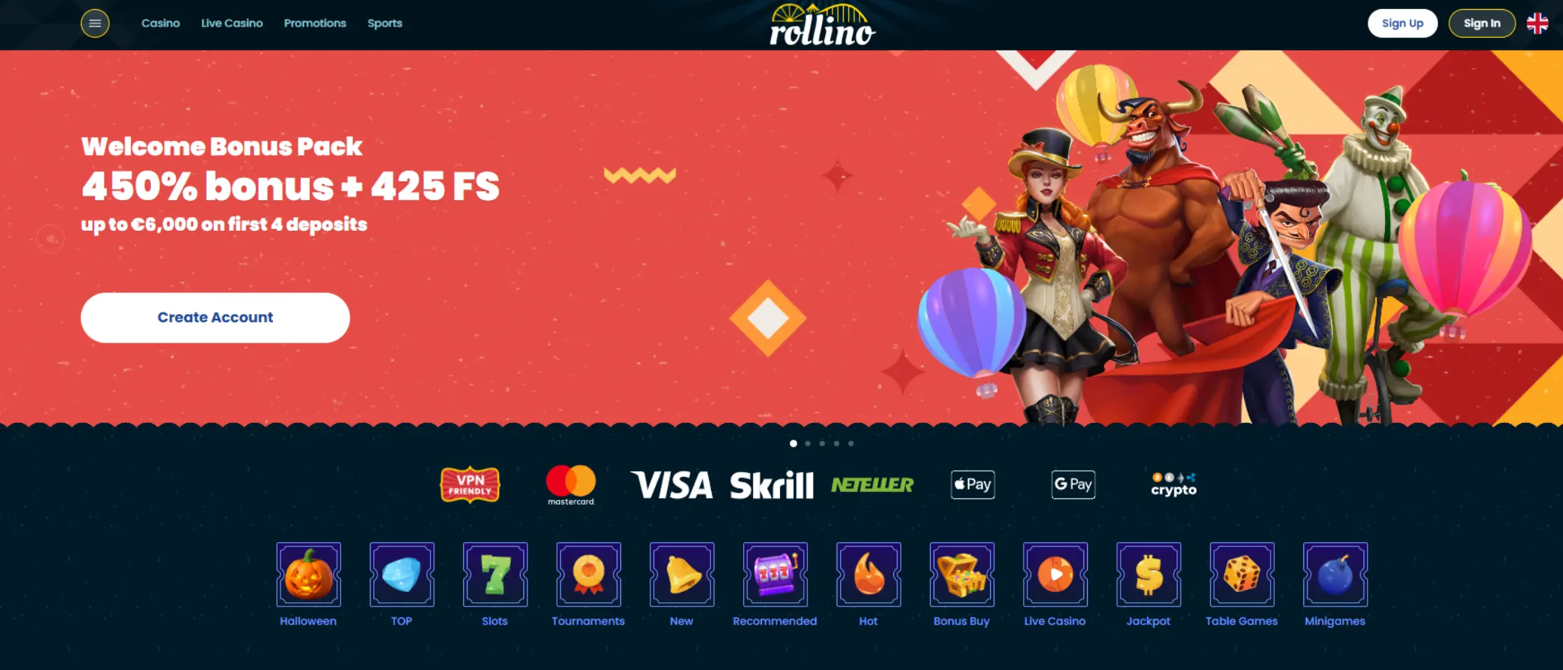 rollino homepage