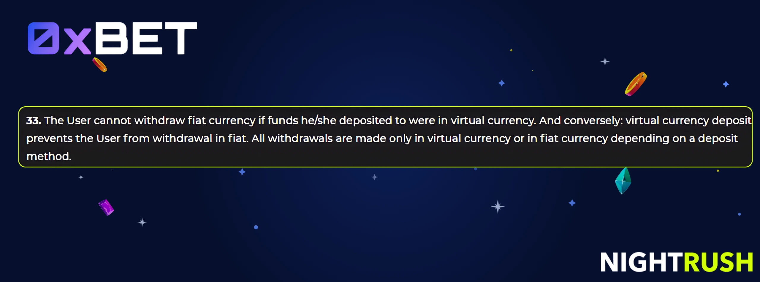 0xBet casino