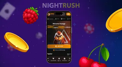 Hugo Casino on a mobile device