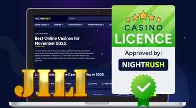Nightrush approved online casino sites