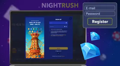 Koning.bet Casino registration form