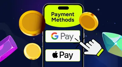 Google Pay and Apple Pay payment methods