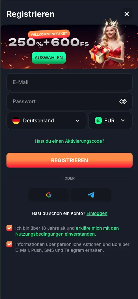 Beef Casino Mobile Register