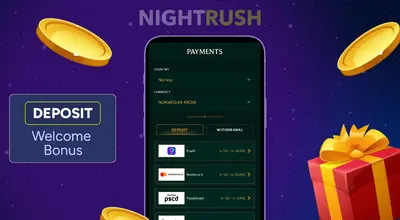 Deposit methods at Casinia Casino.