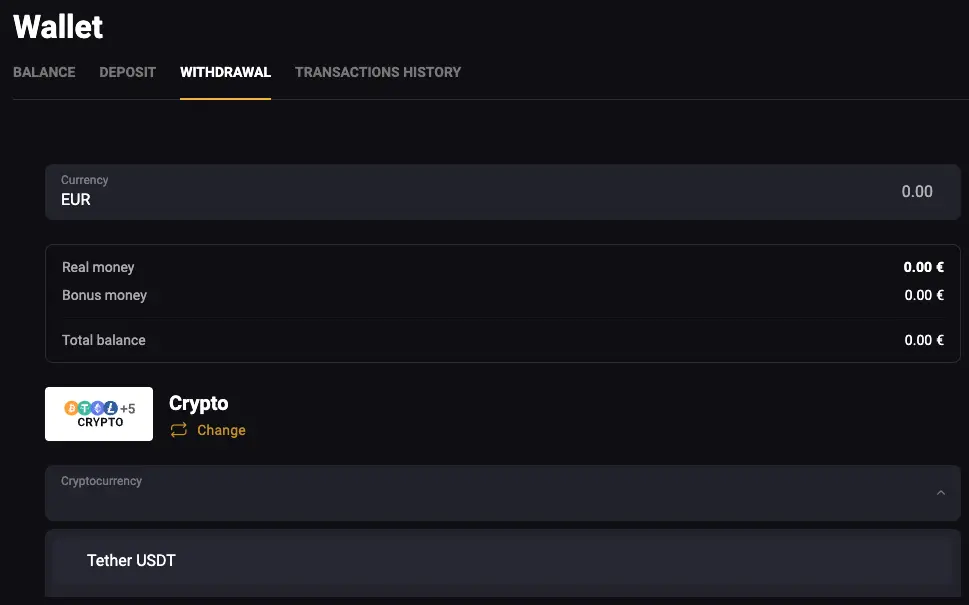 Fortune Play casino mobile withdrawal screen