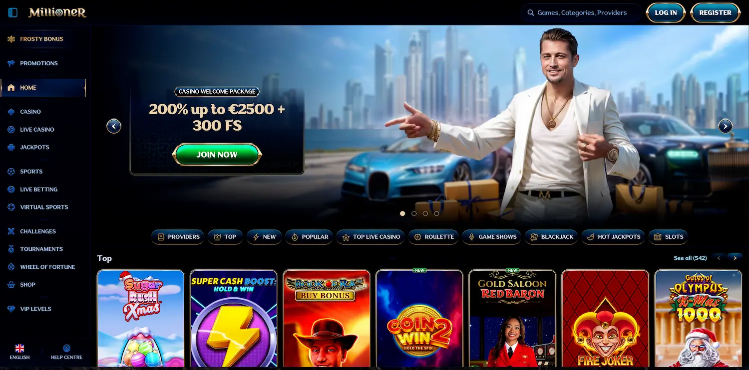 Millioner Casino Review 2026 - Free Spins, Bonus Codes & More