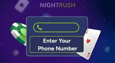 Box with a enter your phone number text and a phone icon.