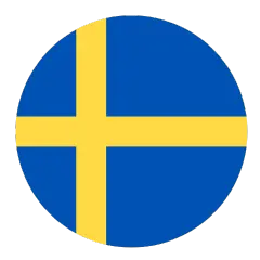 Swedish flag icon.