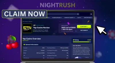 Nightrush Yep Casino review page.