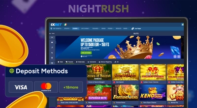 1xBet Ireland deposit methods and casino games