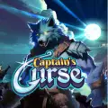 Captain's Curse slot with a wolf against a blue background.