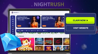 Juliebet Casino homepage