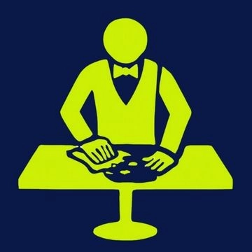Live casino games icon.
