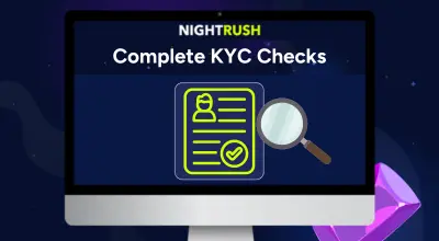 Banner with the text Complete KYC Checks