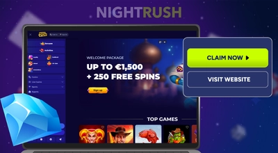 Morospin Casino homepage screen.