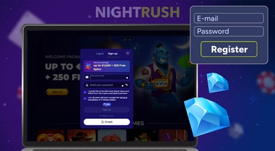 Morospin Casino registration page.