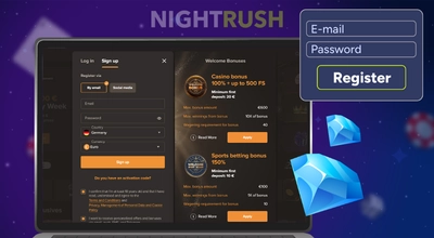 SOL Casino registration page