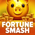 Fortune Smash slot with a pig in golden colour.