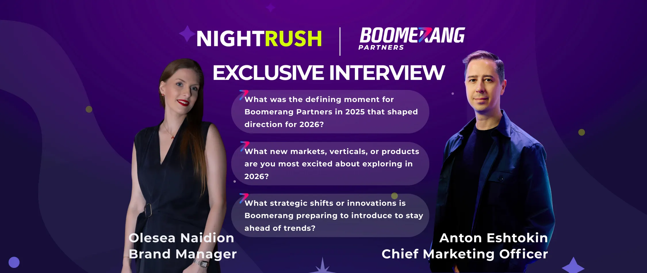 Exclusive Interview with Anton Eshtokin, Chief Marketing Officer at Boomerang Partners