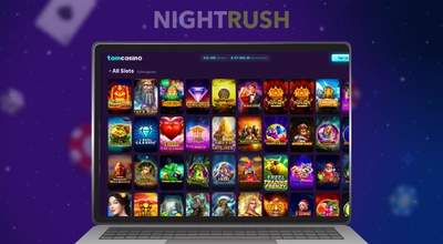 Tomcasino slot games page