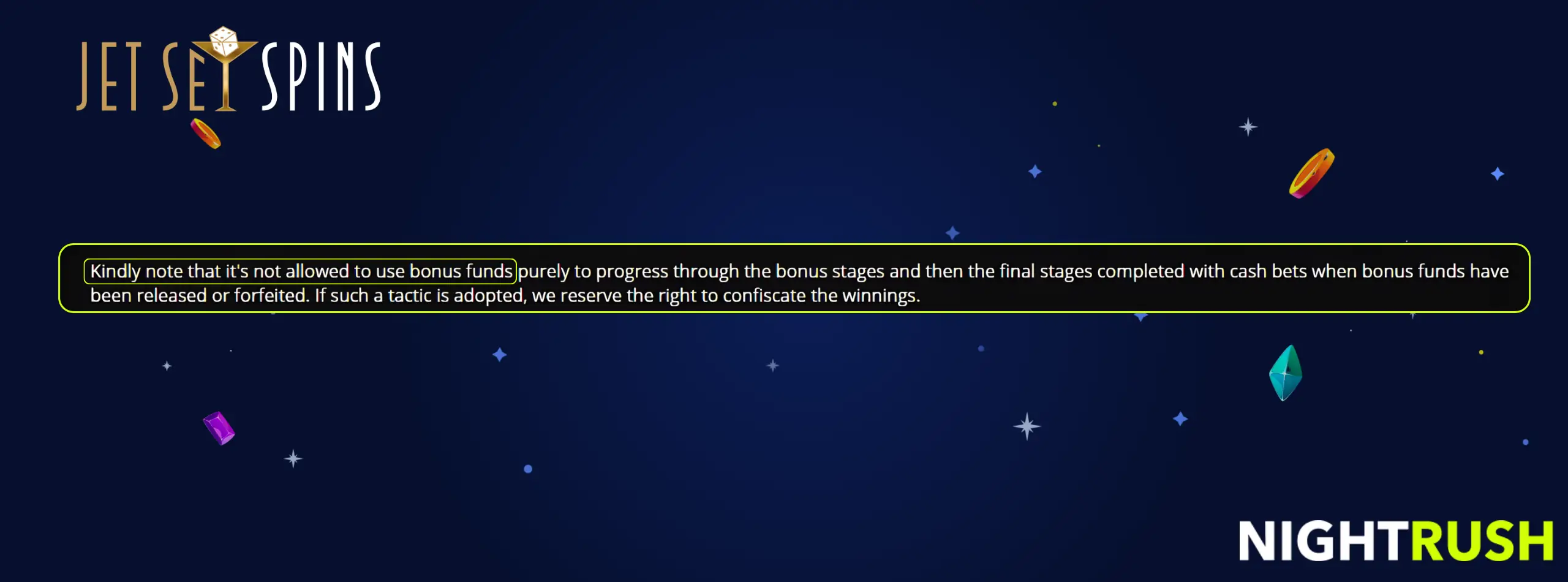 Editor's Tip: Stick to One Funding Source Throughout the Bonus Progression