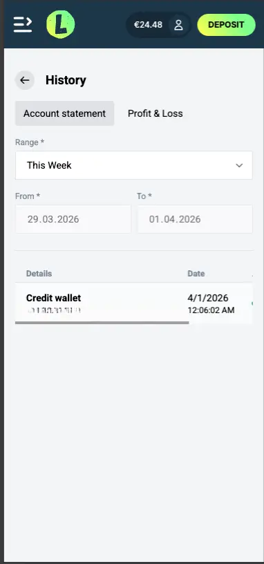 Lolo Casino Mobile history