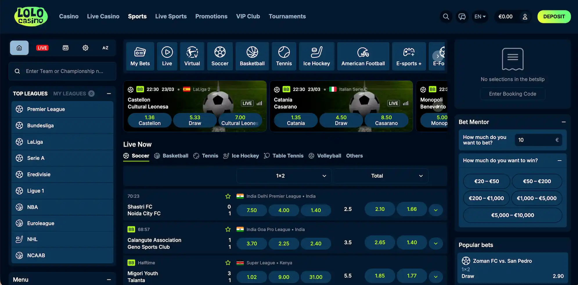 Lolo sportsbook.